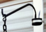 Hook on RV awning arm